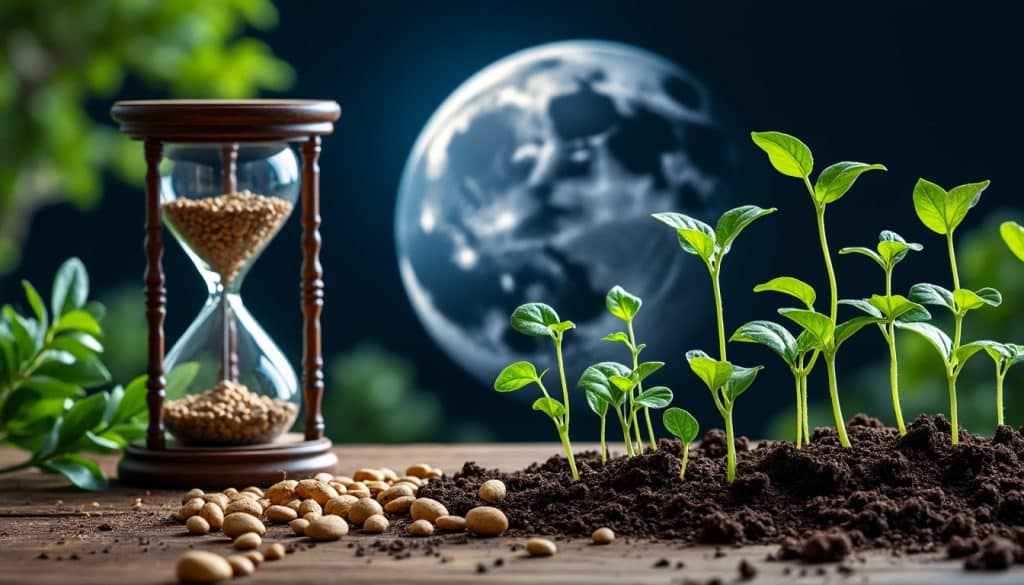 Graines et plantes calendrier lunaire : coût et durée