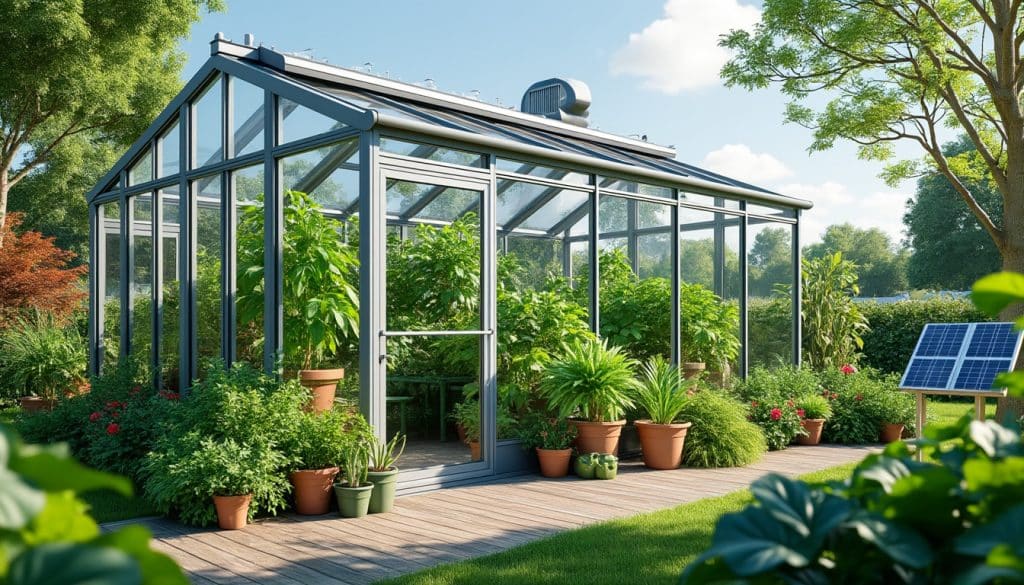 Serre de jardin gamm vert : surface couverte et autonomie