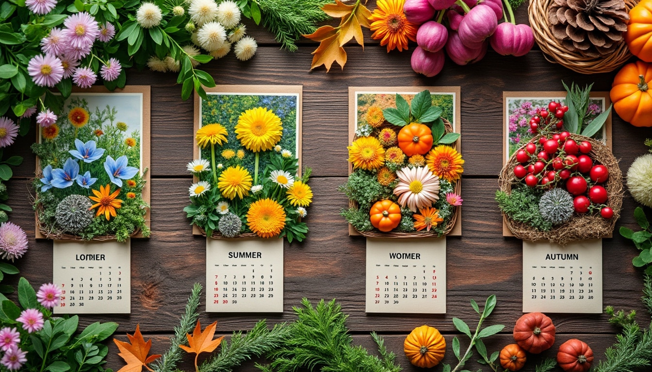 Graines à offrir selon la saison : le calendrier des envois