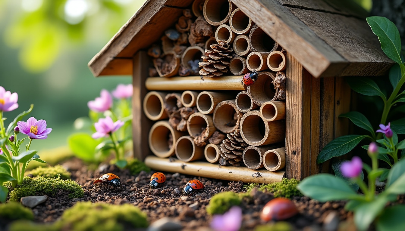 Hôtel à insectes : utile ou décoratif